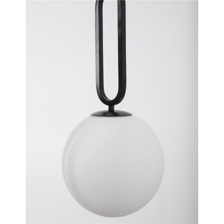 Bullet 20 white&black designer glass ball pendant lamp