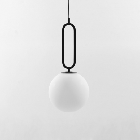 Bullet 25 white&black designer glass ball pendant lamp