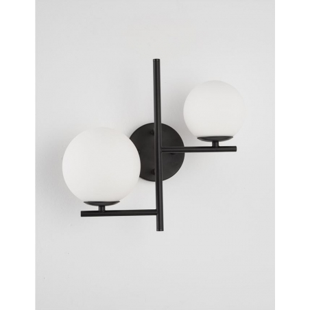 Bola white&black glass balls double wall lamp
