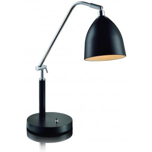 Stylowa Lampa biurkowa Fredrikshamn Czarna Markslojd na biurko od BlowUpDesign.pl