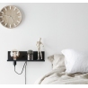 Multi black industrial wall lamp with shelf Markslojd