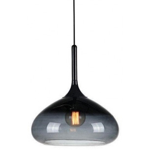 Designerska Lampa wisząca szklana Cooper 40 Czarna Markslojd do salonu i sypialni.