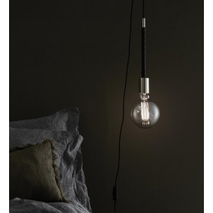 Saddle 4 brass&black industrial "bulb" pendant lamp Markslojd