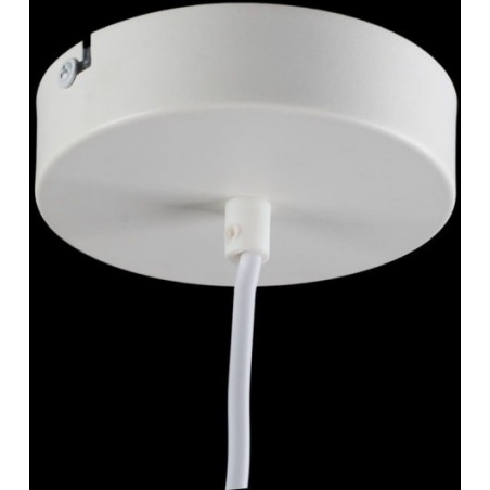 Ozi 15 Led white industrial pendant lamp