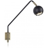 Coco black wall lamp with arm Markslojd