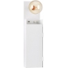 Combo white wall lamp with switch Markslojd