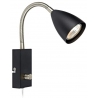 Ciro II black wall lamp with switch Markslojd