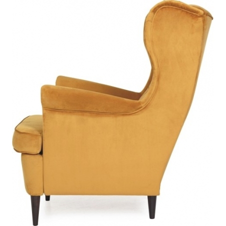 Harry curry quilted velvet armchair Signal