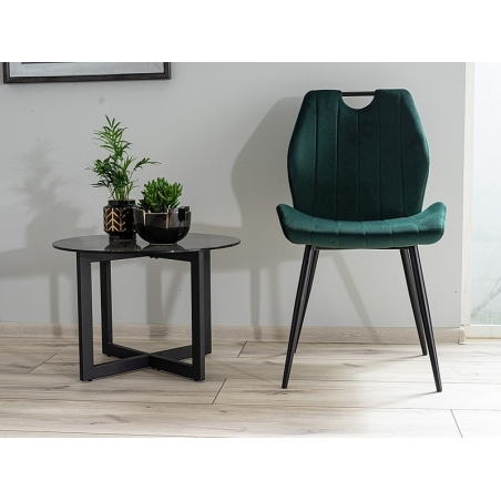 Arco green velvet chair Signal