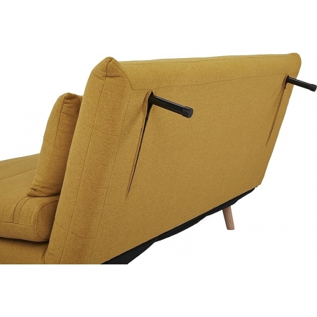 Spike II curry&beech upholstered sofa bed Signal