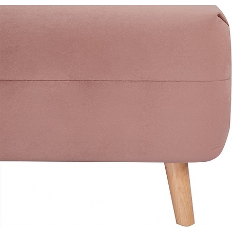 Spike pink velvet folding armchair Signal