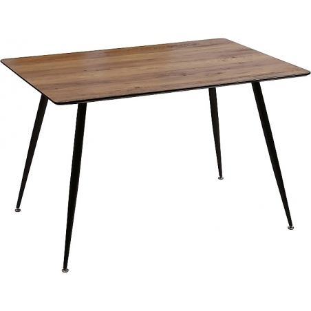 Remus 120x80 oak&black industrial dining table Signal