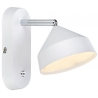 Tratt One Led white wall lamp with switch Markslojd
