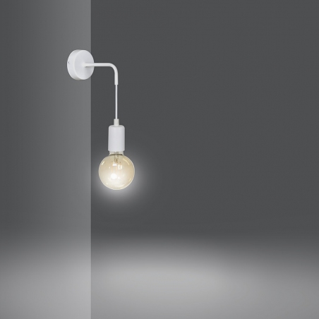 Multipo white "bulb" wall lamp Emibig