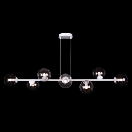 Rossi VI white&transparent linear glass balls pendant lamp Emibig