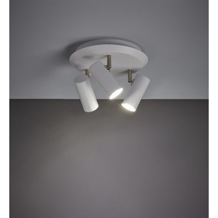 Stylowy Reflektor sufitowy potrójny Barcelona III Biały Markslojd do salonu, kuchni i przedpokoju. 2