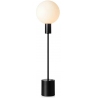 Uno black&amp;white glass ball table lamp Markslojd