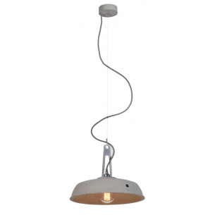 Industriola 36 light grey concrete pendant lamp LoftLight