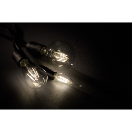 Żarówka Edison E27 LED 4W Przeźroczysta Trio