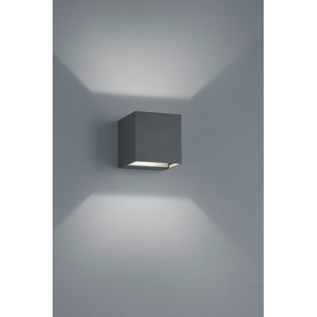 Adaja LED anthracite outdoor wall lamp Trio