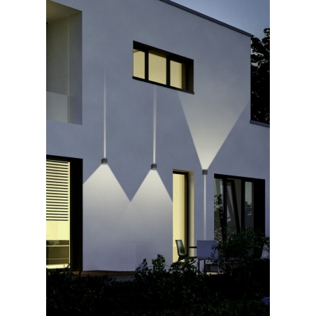 Adaja LED anthracite outdoor wall lamp Trio