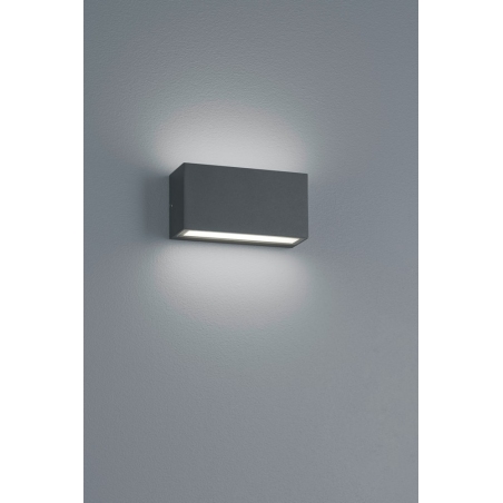 Trent LED anthracite outdoor wall lamp Trio