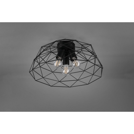 Haval 45 black wire ceiling lamp Trio