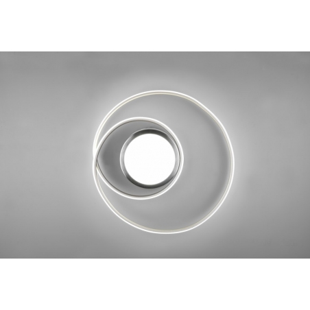 Yava LED 60 nickel modern ceiling lamp Trio