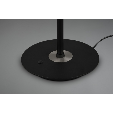 Monza black desk lamp with dimmer Trio