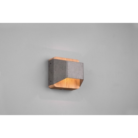 Arino wood&nickel wall lamp Trio