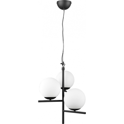 Pure 40 white&black glass balls pendant lamp Trio