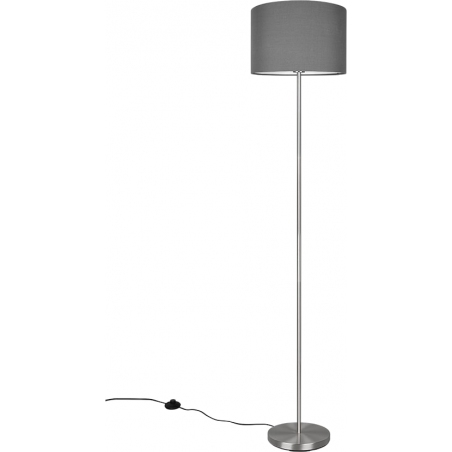Hotel grey floor lamp with shade Trio