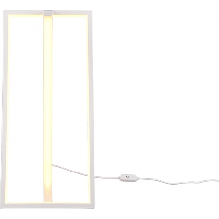 Lampa stołowa nowoczesna Edge LED biała Trio