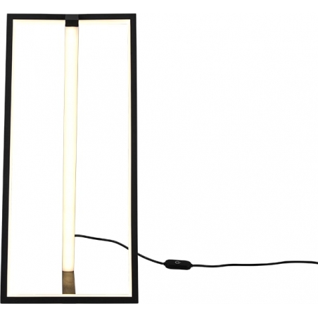 Edge LED black modern table lamp Trio
