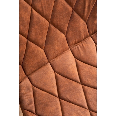 Stert K237 brown quilted upholstered chair Halmar