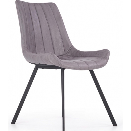 Germ K279 grey faux leather chair Halmar