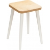 Freakexpo 47 white wooden stool Moon Wood