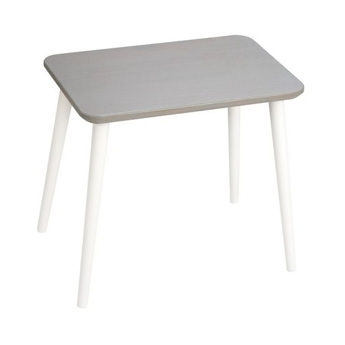 Scandi Gray 47 grey oak&amp;white rectangular coffee table Moon Wood