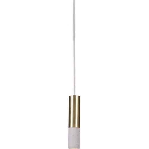 Kalla Brass S LED light grey concrete pendant lamp LoftLight