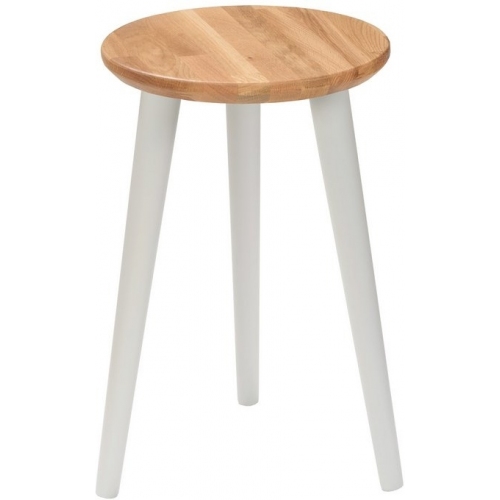 Modern Oak 54 oak&amp;grey wooden stool Moon Wood