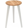 Modern Oak 54 oak&amp;grey wooden stool Moon Wood