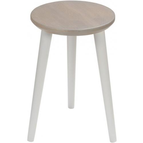 Scandi Gray 54 grey oak&amp;grey wooden stool Moon Wood