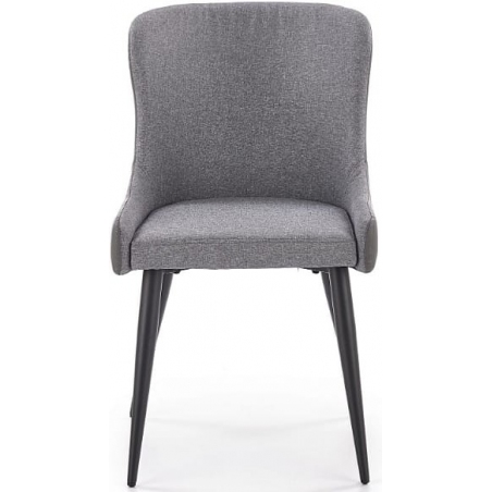 Krzesło tapicerowane K333 Szare Halmar