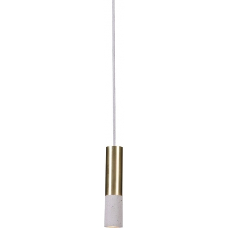 Kalla Brass M LED light grey concrete pendant lamp LoftLight
