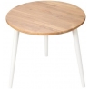 Kiara 41 oak&amp;white wooden children's coffee table Moon Wood