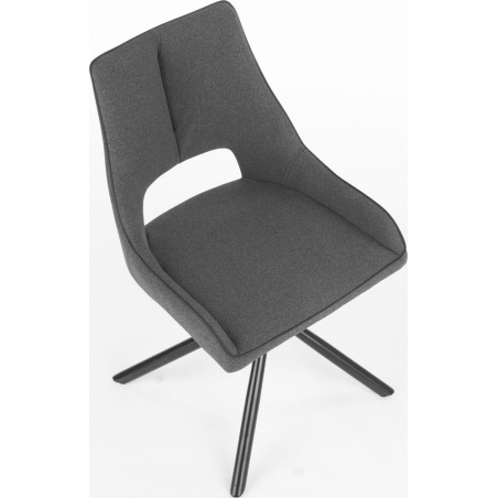 K409 grey upholstered chair Halmar