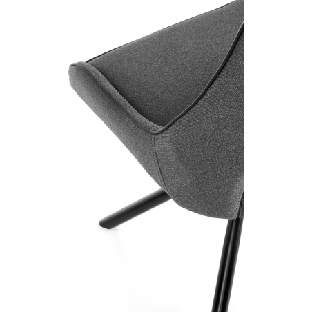 Krzesło tapicerowane K409 Szare Halmar