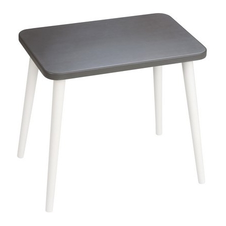 Naveen 41 graphite&amp;white rectangular children's coffee table Moon Wood