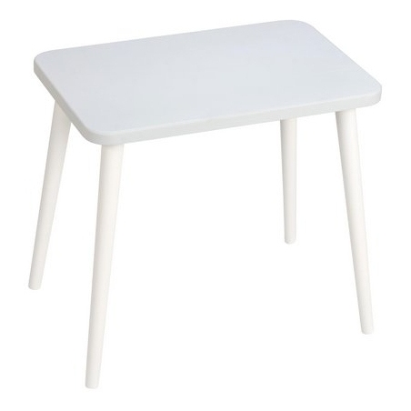 Attina 41 grey&amp;white rectangular children's coffee table Moon Wood