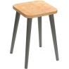 Freakexpo 47 graphite wooden stool Moon Wood